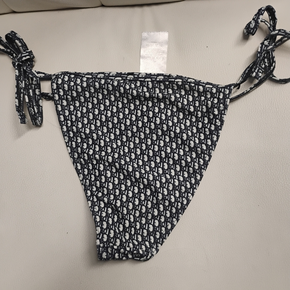 Dior Blue and‎ White Bikini Bottom